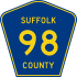 County Route 98 marker