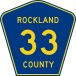Rockland County Route 33 NY.svg
