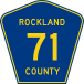 Rockland County Route 71 NY.svg