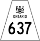 Highway 637 shield