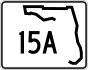 State Road 15A marker